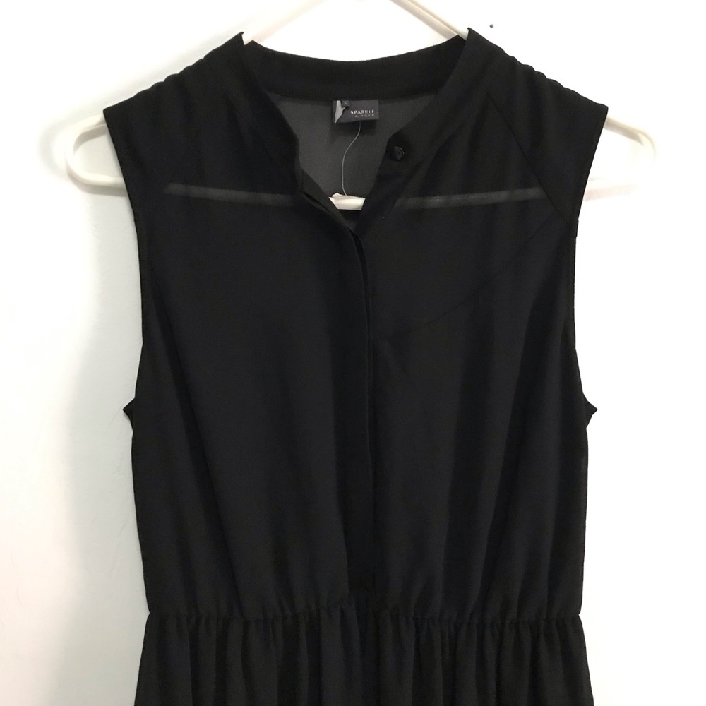 UO Sparkle&Fade Hi-Lo Shirt Sleeveless Dress